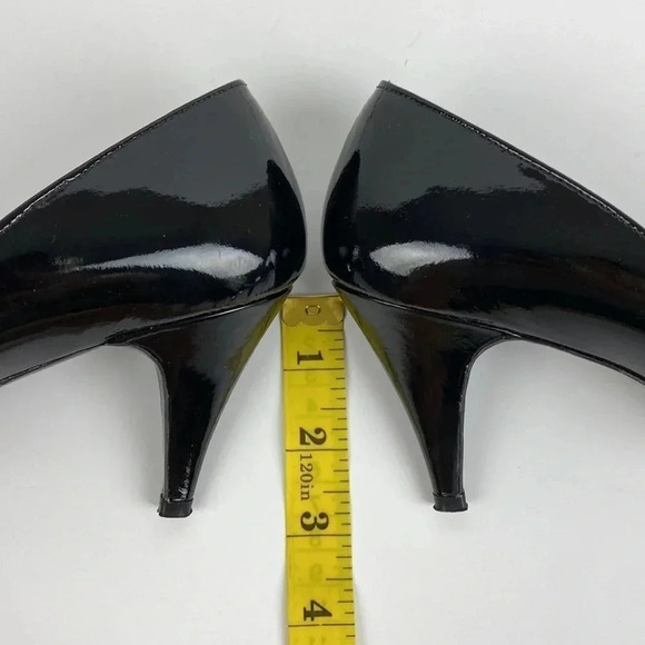 Vintage pin up rockabilly pointed toe kitten high  heels size 6.5 - Picture 14 of 15